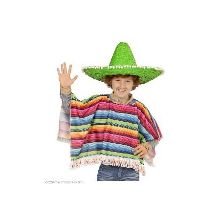 -PONCHO MEJICANO INFANTIL