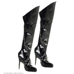 -CUBREBOTAS NEGRO DE VINILO