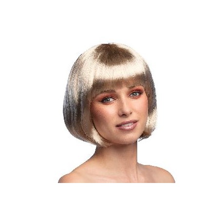 -PELUCA CABARET PLATINO RUBIO