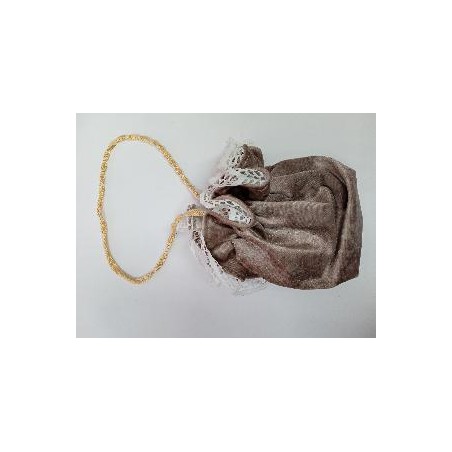 BOLSO EPOCA VISON PUNTILLA BLANCA