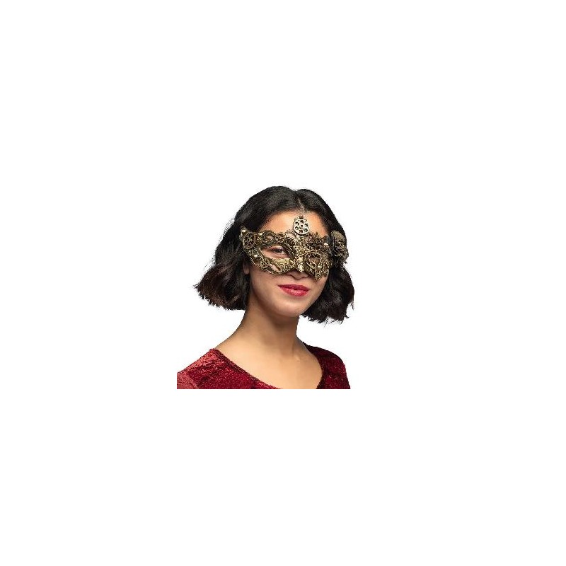 -MASCARA OCULAR STEAMPUNK ORO