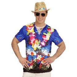 -DISFRAZ HAWAIANO CAMISETA XL