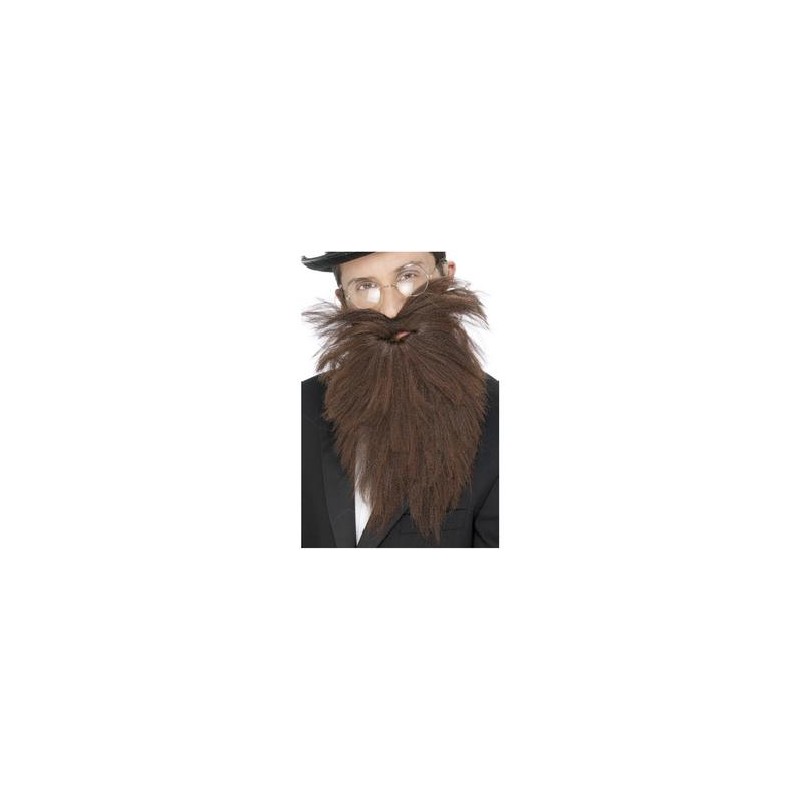 -BARBA LARGA Y BIGOTE MARRÓN