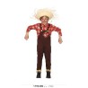-DISFRAZ GRANJERO ESPANTA NIÑO 7-9