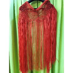MANTON GANCHILLO ROJO