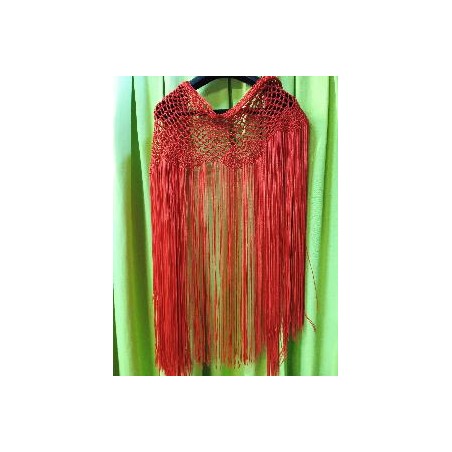 MANTON GANCHILLO ROJO