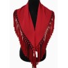 MANTONCILLO LISO CRESPON ROJO FLECO ROJO
