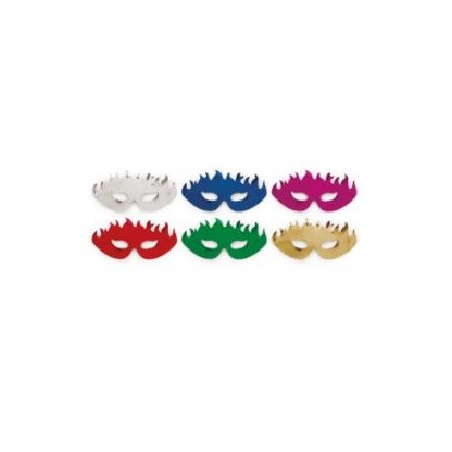 ANTIFAZ LLAMAS METALIZADO COLORES VARIADOS