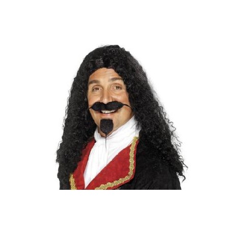 -PELUCA MOSQUETERO MELENA RIZADA