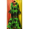 -VESTIDO FLAMENCO HUELVA VERDE ANDALUCIA 44