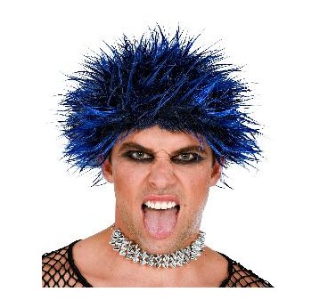 PELUCA PUNK AZUL