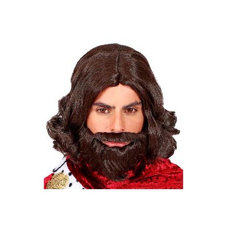 -PELUCA REY MEDIEVAL & BARBA