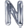 -GLOBO LETRA "N" PLATA-ORO