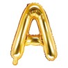 -GLOBO ORO FOIL LETRA "A"