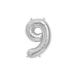 -GLOBO FOIL NUMERO 9 DE 45 CM