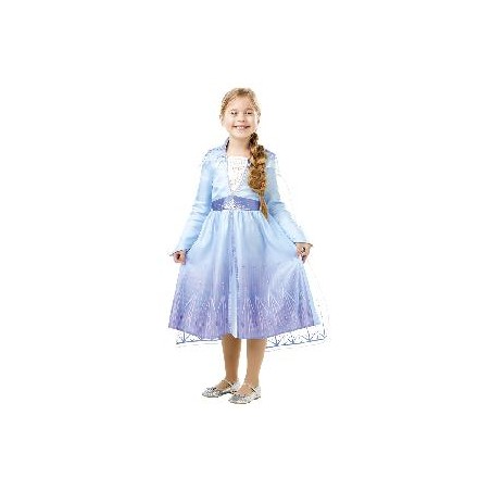 -DISFRAZ ELSA TRAVEL FROZEN II 7-8