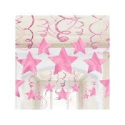 -GUIRNALDA FUCSIA ESTRELLAS