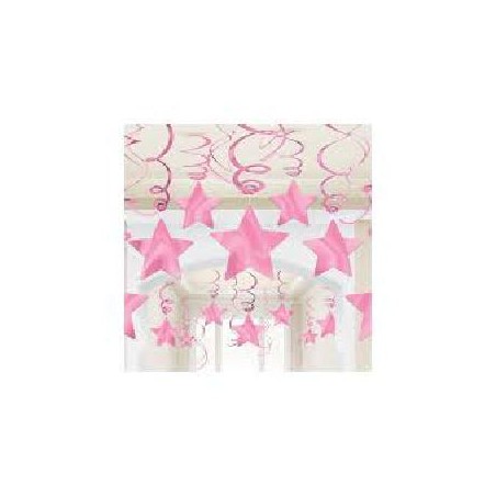 -GUIRNALDA FUCSIA ESTRELLAS