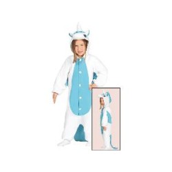 -DISFRAZ UNICORNIO AZUL T 5-6