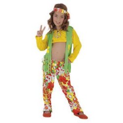 -DISFRAZ HIPPIE NIÑO 3-4