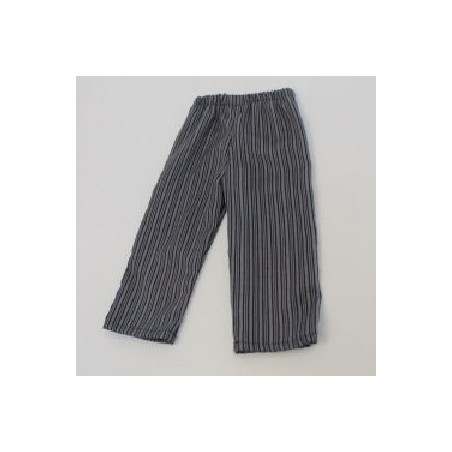 PANTALON VASCO RAYA NEGRA Y GRIS T-10