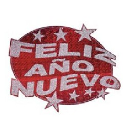 -DECORACIO HOLOGRAFICA FELIZ AÑO NUEVO