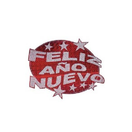 -DECORACIO HOLOGRAFICA FELIZ AÑO NUEVO