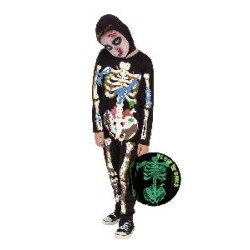 -DISFRAZ ZOMBIE SKELETON 11-13 AÑOS