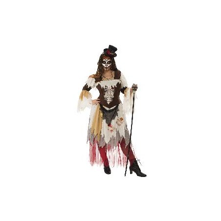 -DISFRAZ VUDU  MUJER ADULTO