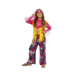 -DISFRAZ HIPPIE NIÑA 5-6