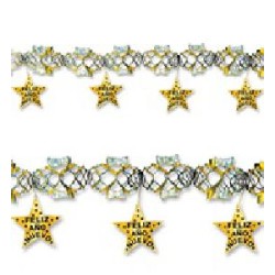 -GUIRNALDA FELIZ AÑO NUEVO DORADA