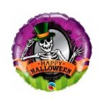 -GLOBO MYLAR ESQUELETO CON SOMBRERO