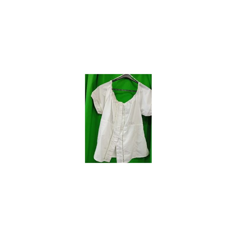 -BLUSA BLANCA TIROLESA L