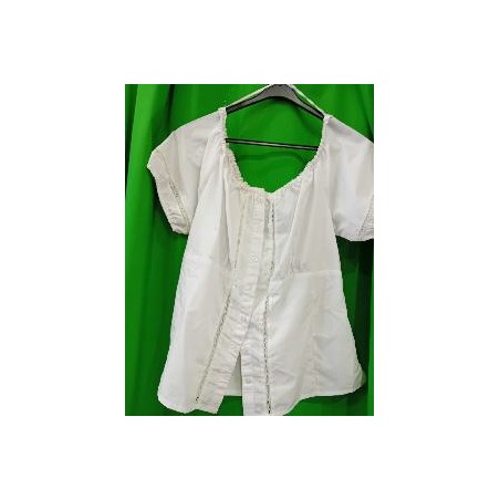 -BLUSA BLANCA TIROLESA L