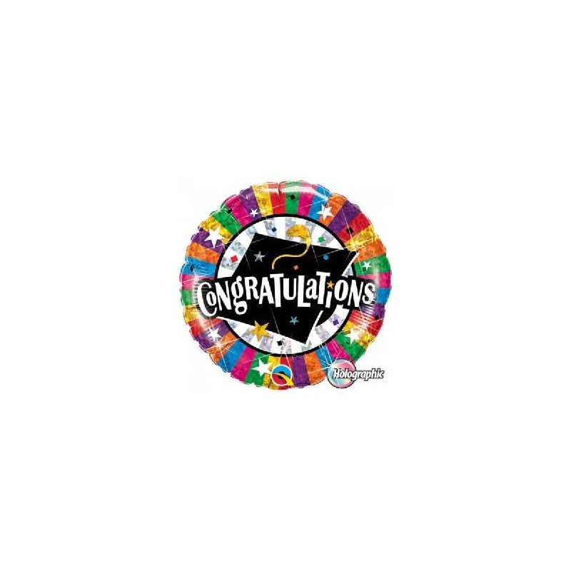 -GLOBO FOIL GRADUADO 46 CM