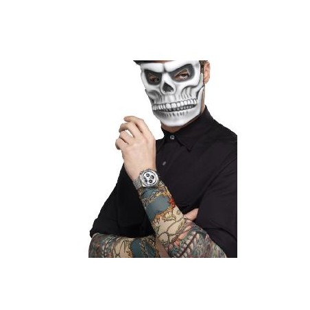 -MANGA TATUAJE DIA DE LOS MUERTOS