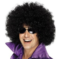 -PELUCA AFRO NEGRA EXTRA GRANDE