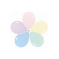 50 GLOBOS PASTEL SURTIDO R-12