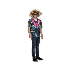 -DISFRAZ CAMISETA HAWAIANO XL