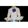 CAMISA FLAMENCA BLANCA T-44
