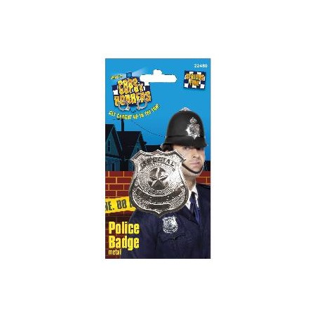 -PLACA POLICIA METAL