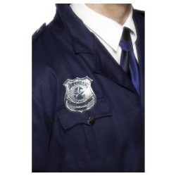 -PLACA POLICIA METAL