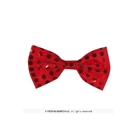 -PAJARITA LENTEJUELAS ROJA 11CM