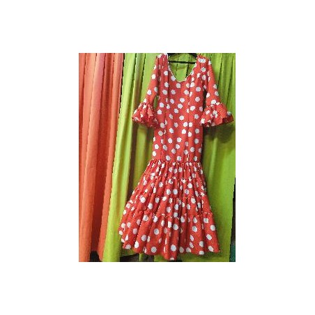 -VESTIDO GRANADA ROJO LUNAR OREO BEIG 48