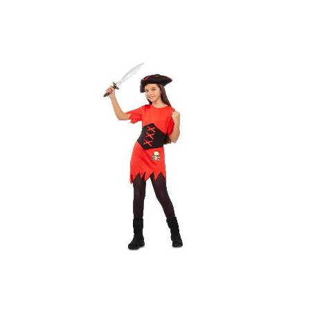 -DISFRAZ CHICA PIRATA 5-6 AÑOS