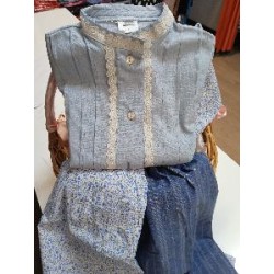 TRAJE NESKA AZUL PASTEL T -12