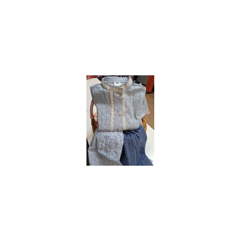 TRAJE NESKA AZUL PASTEL T -12