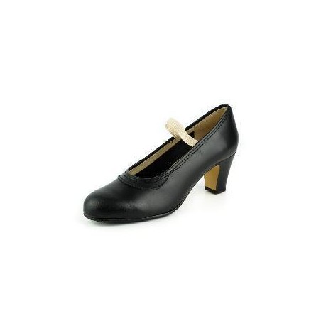 -ZAPATO FLAMENCO GOMA NEGRO 39