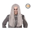 -PELUCA MELENA LARGA GRIS