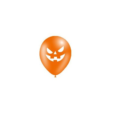 -BOLSA 8 GLOBOS 95 CM PUMPKIN HALLOWEEN